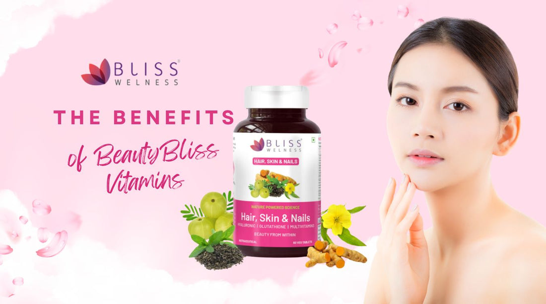 Achieve Radiant Hair, Skin, and Nails: The Benefits of BeautyBliss Vitamins with Hyaluronic Acid, Glutathione, and Biotin