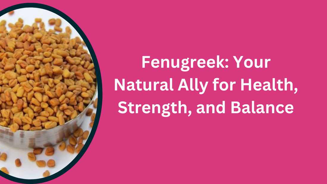 A spoonful of Fenugreek seeds, a natural remedy for boosting immunity and balancing hormones.